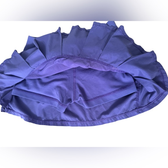 Ivivva by Lululemon Set The Pace Pleated Ruffle Girls’ Skort - Picture 4 of 7